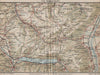 TOGGENBURG. Walensee Filzbach Flumserberg Ebenalp Alt St Johann 1930 old map