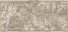 KLOSTERS & ENVIRONS. Klosters Dorf. Vintage map plan. Switzerland 1930 old