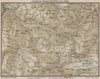 ZERNEZ MÜNSTER PASSO DEL STELVIO PASS. Bormio Livigno. Schweiz Italia 1930 map