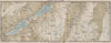 SILS & MALOJA ENVIRONS. Silvaplana. Silsersee. Vintage map. Switzerland 1930