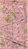 LONDON NW. Queen's Park Kilburn Brondesbury Westbourne Park 1935 old map