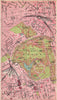 LONDON NW. Regent's Park Marylebone Primrose Hill St John's Wood 1935 old map
