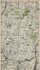 LONDON S. Kennington Oval Vauxhall Brixton Stockwell Loughborough Jctn 1935 map
