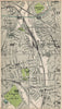 LONDON SE. Nunhead Hatcham New Cross Gate Surrey Canal Brockley 1935 old map