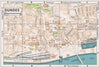 DUNDEE. Vintage town city map plan. Scotland 1967 old vintage chart