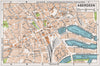 ABERDEEN. Vintage town city map plan. Scotland 1967 old vintage chart