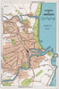 ENVIRONS OF ABERDEEN. Vintage town city map plan. Scotland 1967 old