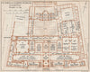 VICTORIA & ALBERT MUSEUM. Ground floor vintage plan. South Kensington 1922 map