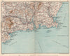 IRELAND SOUTH COAST. Waterford Wexford Kilkenny Dungarvon Clonmel 1949 old map