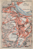 CHÂTEAU DE MEUDON. Bellevue Sèvres. Hauts-de-Seine 1927 old vintage map chart