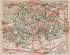 BOIS DE MEUDON. Vintage map plan. Sèvres Chaville Vélizy Clamart. Yvelines 1927