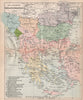 BALKANISATION. Creation of Bosnia Servia Bulgaria Romania Greece 1917 old map