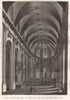 PARIS. Église des Blancs-Manteaux. Aquatint 1808 old antique print picture