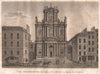 PARIS. Eglise Saint-Louis (ci. devant des Jésuites) . Aquatint 1808 old print