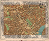 SW LONDON. Walham / Parsons Green West Brompton Earls Court Kensington 1932 map