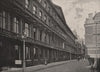 Adelphi Terrace, with Garrick's House. London 1896 old antique print picture
