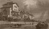 REGENT'S PARK. Park village East I. London. SHEPHERD 1828 old antique print