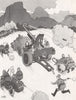 HEATH ROBINSON. Back Acting Guns. Second World War 1973 old vintage print