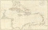 'General Map of the West Indies'. West sheet only. Bryan EDWARDS. Caribbean 1794