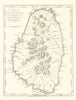 'Map of the Island of ST. VINCENT'. By Bryan EDWARDS. West Indies Caribbean 1794