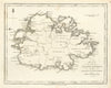 'Map of the Island Antigua', by Bryan EDWARDS. West Indies. Caribbean 1794
