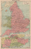 SECOND WORLD WAR. England & Wales in 1940. South East England 1940 old map