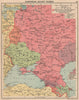 WORLD WAR TWO. European Soviet Russia. Russian Crimea. Poland 1940 old map