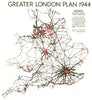GREATER LONDON PLAN. England & Wales road traffic density. ABERCROMBIE 1944 map