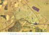 HATFIELD. Proposed town extension & airport. London Plan. ABERCROMBIE 1944 map