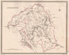AYLESBURY borough plan. Buckinghamshire towns. CREIGHTON/WALKER 1835 old map