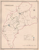 CUMBERLAND antique county map by CREIGHTON/WALKER. Cumbria. Electoral 1835