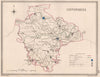 DEVONSHIRE antique county map by CREIGHTON/WALKER. Electoral 1835 old