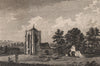 BEAUCHIEF PRIORY. Beechiff. Derbyshire. GROSE 1776 old antique print picture