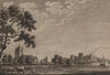 PEVENSEY CASTLE, Sussex. Plate 2. GROSE 1776 old antique vintage print picture