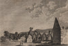 COVERHAM ABBEY, Coverdale, Middleham, Yorkshire. Plate 2. GROSE 1776 old print