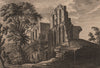 ROCHE ABBEY. 'Roch Abbey, Yorkshire'. GROSE 1776 old antique print picture