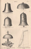 BELLS. Flat approved Chinese. Warner's patent hall gong. Bell vibration 1880