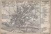 BRATISLAVA town city plan mesta. Pressburg Presporok Pozsony. Slovakia 1896 map
