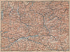 STYRIAN & AUSTRIAN ALPS. ENNSTAL. Bad Aussee Liezen Steyr. Austria 1929 map