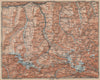 HOHE TAUERN & GASTEINER TAL Ankogelgruppe Goldberggruppe Bad Gastein 1929 map