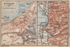 BREGENZ town city stadtplan and environs. Österreich Austria karte 1929 map