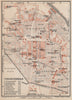 FRANTISKOVY LAZNE (FRANZENSBAD)  town city plan mesta. Czech Republic 1929 map