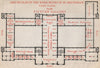 RIJKS MUSEUM first floor plan, Amsterdam. Netherlands kaart. BAEDEKER 1897 map