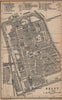 DELFT antique town city stadsplan. Netherlands kaart. BAEDEKER 1901 old map