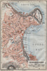SCARBOROUGH antique town city plan. South Cliff. Yorkshire. BAEDEKER 1910 map