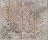 ATHENS ATHÈNES antique town city plan. σχέδιο πόλης. Greece. BAEDEKER 1909 map