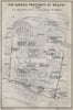 THE SACRED PRECINCT AT DELPHI ground plan. Greece. BAEDEKER 1909 old map