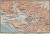 OLYMPIA & PYRGOS ENVIRONS topo map. Olympic Games. Elis, Greece 1909 old