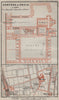 CERTOSA DI PAVIA ground plan. Italy. Torre del Mangano mappa. BAEDEKER 1909