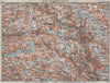 SOUTH GUDBRANDSDAL. Sydl. Lillehammer Favang. Topo-map. Norway kart 1909